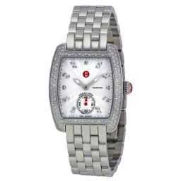 Michele Mini Urban Silver Diamond Dial Ladies Watch MWW02A000508