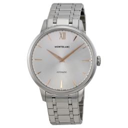 Montblanc Meisterstuck Heritage Automatic Silver Dial Stainless Steel Men's Watch 110696