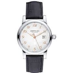 Montblanc Star Silver Guilloche Dial Automatic Men's Watch 113849