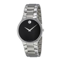 Movado Serio Black Dial Men's Watch 0606382
