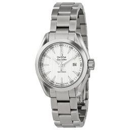Omega Aqua Terra Silver Dial Stainless Steel Ladies Watch 23110306002001