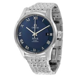 Omega De Ville Co-Axial Chronometer Blue Dial Stainless Steel Men's Watch 43110412103001