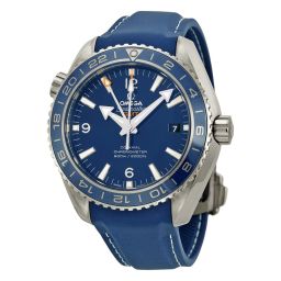 Omega Planet Ocean GMT Blue Dial Blue Rubber Men's Watch 23292442203001