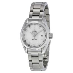 Omega Seamaster Aqua Terra Diamond Mother of Pearl Dial Ladies Watch 231.10.30.60.55.001