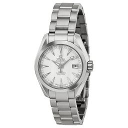 Omega Seamaster Aqua Terra Teak-opaline Silver Dial Steel Ladies Watch 231.10.30.20.02.001