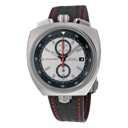 Omega Seamaster Bullhead Silver Dial Leather Strap Automatic Men's Watch 22512435002001