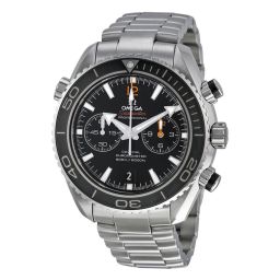 Omega Seamaster Planet Ocean Black Dial Chronograph Stainless Steel Men's Watch