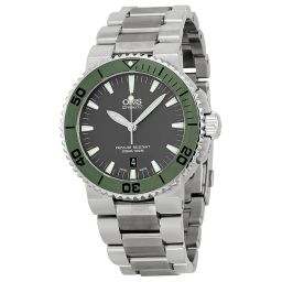Oris Aquis Date Grey Dial Stainless Steel Men's Watch 733-7653-4157MB