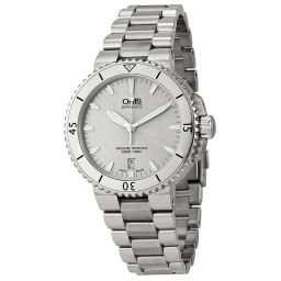 Oris Aquis Date Silver Dial Stainless Steel Men's Watch 01 733 7676 4141-07 8 21 10P