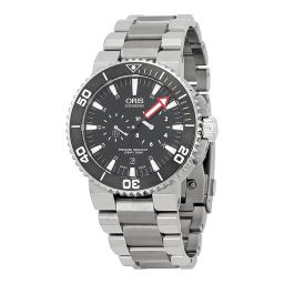 Oris Aquis Regulateur Der Meistertaucher Black Dial Titanium Men's Watch 01 749 7677 7154-Set