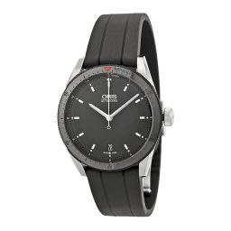 Oris Artix GT Date Black Dial Black Rubber Mid Size Watch 733-7671-4434RS