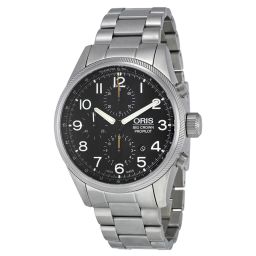 Oris Big Crown Pro Pilot Chronograph Black Dial Stainless Steel Watch 774-7699-4134MB