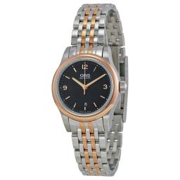 Oris Classic Date Black Dial Steel Ladies Watch 01 561 7650 4334-07 8 14 63