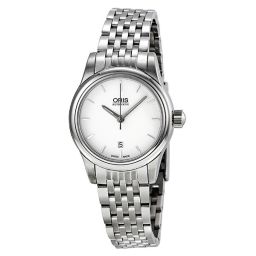 Oris Classic White Dial Stainless Steel Ladies Watch 561-7650-4051MB