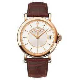 Patek Philippe Calatrava Silvery Opaline Dial 18K Rose Gold Men's Watch 5153R