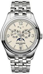 Patek Philippe Complicated Annual Calendar 18kt White Gold Men's Watch 5146-1G