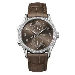 Patek Philippe Complications Chronograph Brown Dial Ladies Watch 7134G-001