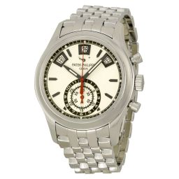 Patek Philippe Complications Silver Dial Chronograph Stainless Steel Men's Watch 5960-1A