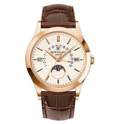 Patek Philippe Grand Complications Silvery Opaline Dial 18K Rose Gold Men's Watch 5496R-001