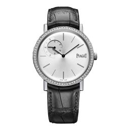 Piaget Altiplano silver Dial 18K White Gold Diamond Men's Watch GOA35118