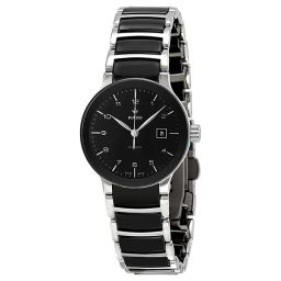 Rado Centrix Automatic Black Dial Two-tone Ceramic Ladies Watch R30942162