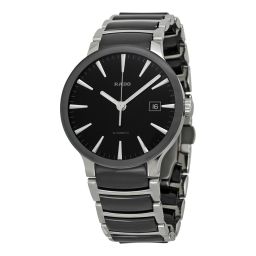 Rado Centrix Black Dial Stainless Steel and Ceramic Men's Watch R30941152