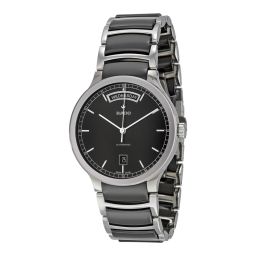 Rado Centrix Black Dial Stainless Steel Black Ceramic Men's Watch R30156152