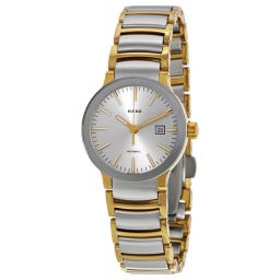 Rado Centrix Silver Dial Two Tone Stainless Steel Ladies Watch R30530103