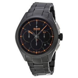 Rado Hyperchrome Automatic Chronograph Black Dial Black Ceramic Men's Watch R32525162