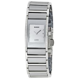 Rado Integral Silver Dial Diamond Ladies Watch R20733712