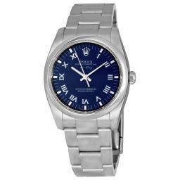 Rolex Airking Blue Dial Domed Bezel Men's Watch 114200BLRO