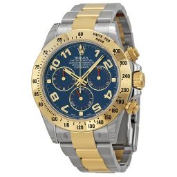 Rolex Cosmograph Daytona Blue Dial Stainless Steel and 18kt Yellow Gold Men's Watch 116523BLAO