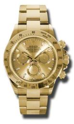 Rolex Cosmograph Daytona Chronograph 18k Yellow Gold Men's Watch 116528CSO