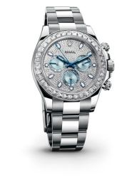 Rolex Cosmograph Daytona Diamond Pave Dial Platinum Men's Watch 116576TBR