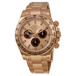 Rolex Cosmograph Daytona Rose Champagne Dial 18k Rose Gold Bracelet Men's Watch 116505PSO