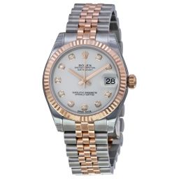 Rolex Datejust Automatic Stainless Steel and 18kt Rose Gold Ladies Watch 178271WDJ
