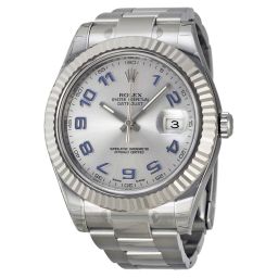 Rolex Datejust II Automatic Rhodium Dial Stainless Steel Men's Watch 116334RBLAO