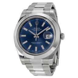 Rolex Datejust II Blue Dial Stainless Steel Automatic Men's Watch 116300BLSO