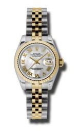 Rolex Datejust Mother of Pearl Dial Steel and Yellow Gold Ladies Watch 179173MRJ