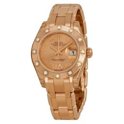 Rolex Masterpiece Oyster Datejust Pearlmaster Ladies Watch 80315PKRDPM