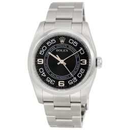 Rolex Oyster Perpetual 36 mm Black Concentric Dial Stainless Steel Men's Watch 116000BKCAO