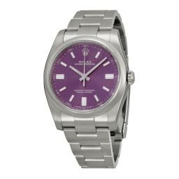 Rolex Oyster Perpetual 36 mm Purple Dial Stainless Steel Automatic Men's Watch 116000PUSO
