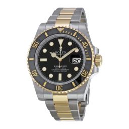 Rolex Submariner Black Index Dial Stainless Steel and 18kt Yellow Gold Oyster Bracelet Men's Watch 116613BKSO