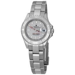 Rolex Yachtmaster Grey Index Dial Oyster Bracelet Ladies Watch 169622GYSO