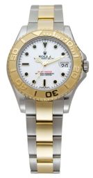 Rolex Yachtmaster White Dial Oyster Bracelet Two Tone Men's Watch 168623WSO