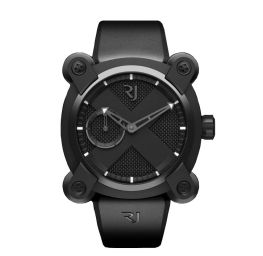 Romain Jerome Moon Invader Automatic Black Dial Black Rubber Men's Watch RJ.M.AU.IN.001.01