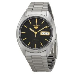 Seiko 5 Automatic Black Dial Stainless Steel Men's Watch SNXG53K