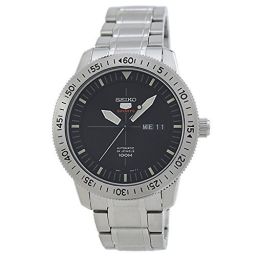 Seiko 5 Automatic Black Dial Stainless Steel Men's Watch SRP563