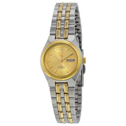 Seiko 5 Automatic Gold Dial Two-tone Ladies Watch SYMK34