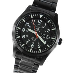 Seiko 5 Sports Black Dial Gunmetal Men's Watch SNZG17